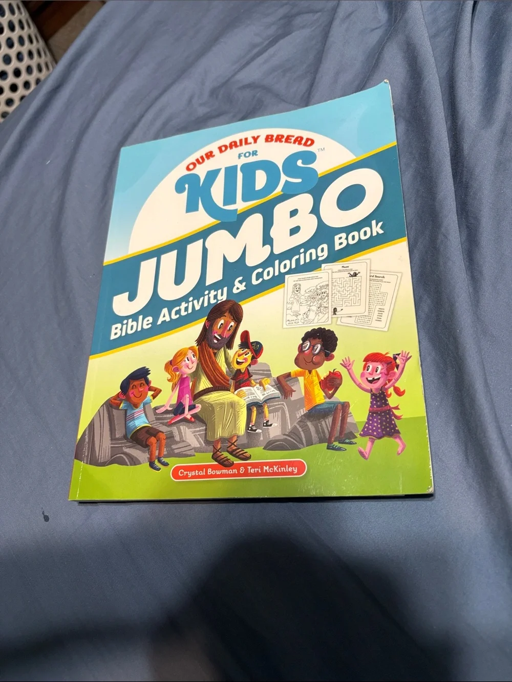 for Kids Jumbo Bible Activity & Coloring Book - Blue/Green